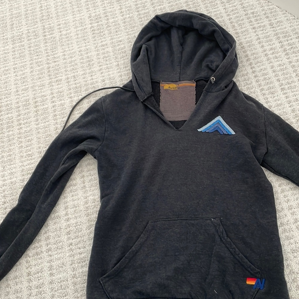 Aviator nation hoodie. Detail on back